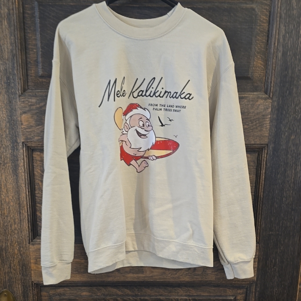 Mele Kalikimaka Cream Sweater